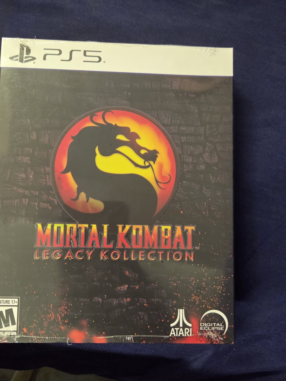 Brand NEW Mortal Kombat Legacy Kollection for PS5 - Black & Red